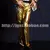 MJ Michael Jackson Cosplay fantasia para fãs, jaqueta dourada e calças - Mag wn