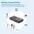 Imagem do Eppfun-Bluetooth 5.3 LE Receptor Transmissor de Áudio, LC3 Baixa Latência para PC, Mac, Telefone, PS5, 30m Distância de Transmissão, Smart TV