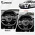 Capa de fibra de carbono dura real para kia stinger 2018 2019 2020 2021 2022 2023 painel do volante do carro acessórios de guarnição interior - Mag wn