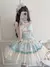 Lolita feminina JSK Dress, Princess Strap Dress, Harajuku, Vintage, Elegante, Renda, Malha, Kawaii, Japonês, Doces, Roupas - Mag wn