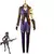 Fato de cosplay do xerife de Piltover, jogo de Caitlyn, Kiramman, casaco pequeno com bolo, uniforme feminino, terno sexy de carnaval, bota e peruca