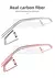 Real macio fibra de carbono para toyota camry 2018 2019 2020 2021 2022 2023 2024 lhd rhd instrumento passageiro carro ac tomada adesivo - Mag wn