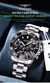 Guanqin-Green Water Ghost Series Quartz Watch for Men, 316L Precision Steel Calendar, Multifuncional Waterproof Watch - Mag wn