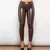 Shascullfites Melody Regular Leggings de couro de cintura alta Calças de couro sintético Calças skinny com 10 cores disponíveis - loja online