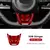 Imagem do Capa de fibra de carbono dura real para kia stinger 2018 2019 2020 2021 2022 2023 painel do volante do carro acessórios de guarnição interior