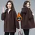 Tamanho 6xl inverno engrossado cordeiro casaco com capuz para o inverno 2022 novo coreano solto mid-long casaco com capuz feminino quente jaquetas básicas quente - loja online