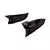 2 pçs preto brilhante carbono capa de espelho do carro para bmw série 6 f06 f12 f13 640i coupe 650i 2015 2016 2017 tampas espelho retrovisor do carro