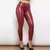 Shascullfites Melody Regular Leggings de couro de cintura alta Calças de couro sintético Calças skinny com 10 cores disponíveis na internet