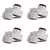 Artudatech 4pc sensor de assistência de estacionamento de backup se encaixa para 95720-2s000 hyundai tucson ix35 acessórios do carro