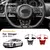 Capa de fibra de carbono dura real para kia stinger 2018 2019 2020 2021 2022 2023 painel do volante do carro acessórios de guarnição interior