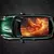 Fiery Phoenix com nuvens adesivo de teto de carro envoltório acessórios de corrida SUV embalagem pintada em PVC decalque gráfico de carro personalizado - Mag wn