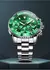 Guanqin-Green Water Ghost Series Quartz Watch for Men, 316L Precision Steel Calendar, Multifuncional Waterproof Watch na internet
