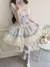Imagem do Lolita feminina JSK Dress, Princess Strap Dress, Harajuku, Vintage, Elegante, Renda, Malha, Kawaii, Japonês, Doces, Roupas