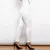Shascullfites Melody X Cross Leggings de couro branco cônico Bum Scrunch Leggings Push Up Leggings - Mag wn