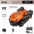 Xiaomi d88 drone 8k hd câmera dupla profissional fotografia aérea fluxo óptico pairando gesto tiro dobrável quadcopter ? - Mag wn