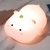 Luminária Abajur LED Siliconado Baby Hippo na internet