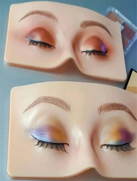 Almohadillas de práctica para maquillaje de ojos