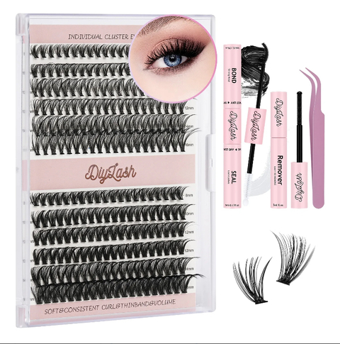 Set de pestañas postizas de racimo 30D + 40D