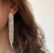 Aretes largos de cortina de brillos - comprar en línea