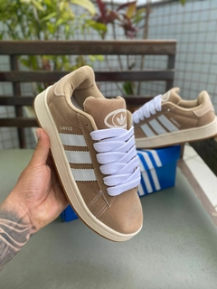Tênis Adidas Campus Bege/Branco