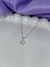 Colar pingente coração vazado com vinco 7mm 40cm - comprar online