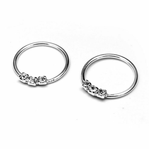 Plata 925 - Mini Argollita Lina 8mm - comprar online