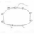 Acero Blanco - Tobillera Corazones - comprar online