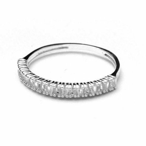 Plata 925 - Anillo Baguette - comprar online