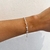 Acero Blanco - Pulsera Rombos Cristal - comprar online