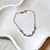 Acero Blanco - Pulsera Rombos Cristal en internet
