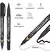 MARCADOR NEGRO PERMANENTE DOBLE PUNTA - DELI - Folders Market Mayorista escolar 