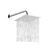 Flor De Ducha CUADRADA 20 X20 Cm Grifería Ducha Baño Lluvia - comprar online
