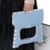 Banquito Plegable Reforzado Gris y Blanco - DECO ARGENTINA