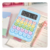 Calculadora Teclas Redondas 12 Digitos Celeste
