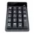 Mini 2.4g sem fio usb com fio teclado numérico 19 teclas na internet