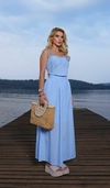 Conjunto saia com cropped