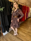 VESTIDO CURTO ONÇA BOHO