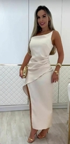 VESTIDO MIDI ALFAIATARIA