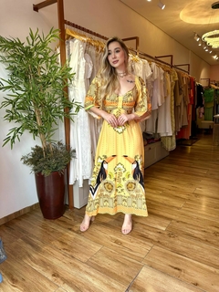 Vestido Longo estampado - comprar online