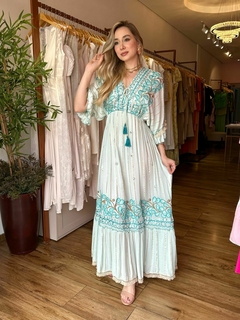 VESTIDO INDIANO BORDADO