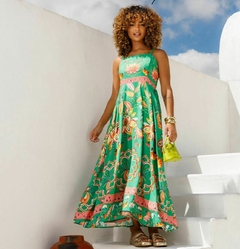 VESTIDO LONGO ESTAMPADO - comprar online