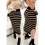 Saia Tricot Listrada Fenda Lateral Midi - PrimeShop