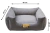 Imagem do Cama Quadrada para Cachorro/Gatos Super Luxo Luppet Cinza