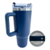 Copo MK Gold Quencher 1,200ML -Azul Marinho na internet