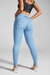 Imagem do Calça Gold jeans feminina de cintura alta, justa, elástica, modeladora e com levantamento de quadril