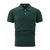 Camisa polo masculina de manga curta, cor sólida, com lapela e botões - MK GOLD