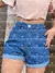 MODA LADY Jeans curtos para mulheres, calça casual mãe, shorts simples na internet