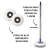 Mop Giratório Limpeza Fácil Cesto Inox Clean Tech 8 Litros - Azul na internet