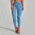 Calça Gold jeans feminina de cintura alta, justa, elástica, modeladora e com levantamento de quadril - MK GOLD