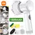 Xiaomi Gold elétrica 5 em 1 escova de limpeza poderosa rotação purificador escova limpeza profunda com 5 cabeças substituíveis para banheiro cozinha